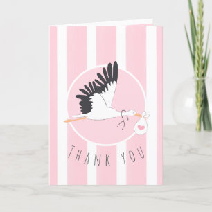 Carte De Remerciements Remerciements Carte bébé Stork pour IVF Doctor