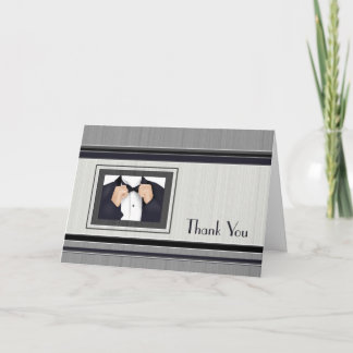 Carte De Remerciements Remerciements Cortège de Mariage Côté Marié