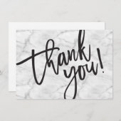 Carte De Remerciements REMERCIEMENTS D'AFFAIRES insert moderne logo en ma (Devant / Derrière)