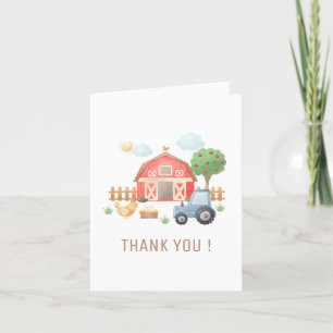 Carte De Remerciements Remerciements d'anniversaire pour les enfants d'an