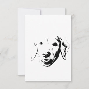 Carte De Remerciements Remerciements de chiot brillant