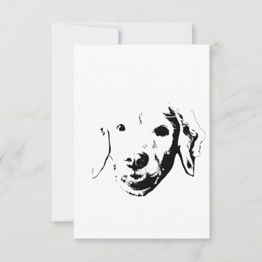 Carte De Remerciements Remerciements de chiot brillant (Devant)