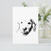 Carte De Remerciements Remerciements de chiot brillant (Debout devant)