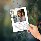 Carte De Remerciements Remerciements de funérailles à l'aquarelle avec ve