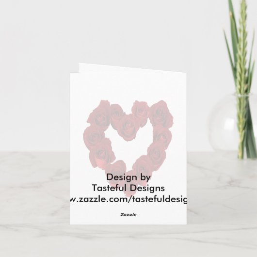 Carte De Remerciements Remerciements de la Mariée et du Marié (Commande p (Dos)