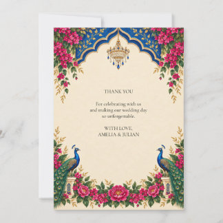 Carte De Remerciements Remerciements de mariage au jardin du palais du pa