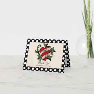 Carte De Remerciements Remerciements de mariage Rockabilly