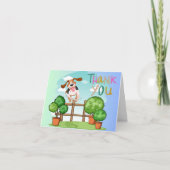 Carte De Remerciements Remerciements Energetic Dog Caregiver (Devant)