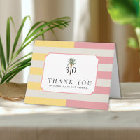 Remerciements pour 30e anniversaire Tropical Strip