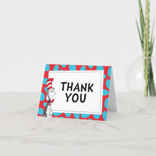 Carte De Remerciements Remerciements pour Baby Shower Chat dans le Chapea
