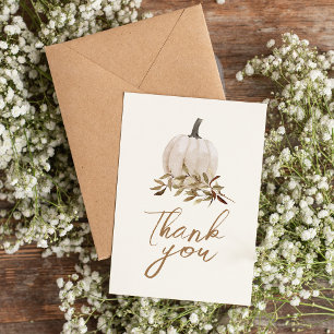Carte De Remerciements Remerciements pour Baby Shower sur le thème de la