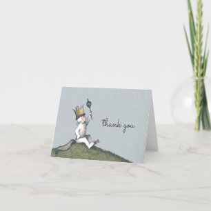 Carte De Remerciements Remerciements pour Baby Shower Where the Wild Thin