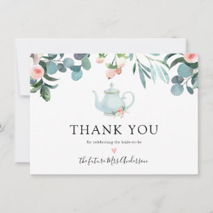 Carte De Remerciements Remerciements pour la Baby Shower de la Mariée aut