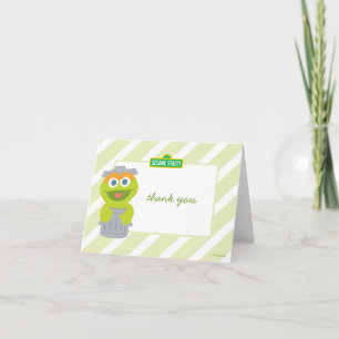 Carte De Remerciements Remerciements pour l'anniversaire de bébé Oscar le