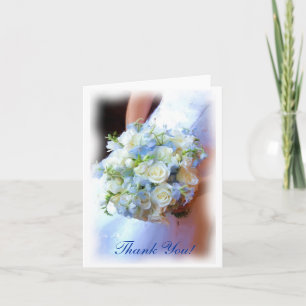 Carte De Remerciements Remerciements pour le bouquet de mariée