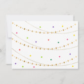 Carte De Remerciements Remerciements pour une fête prénuptiale Fiesta Cac (Dos)