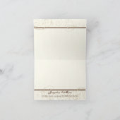 Carte De Remerciements Remous modernes faits sur commande de rayure de (Intérieur)