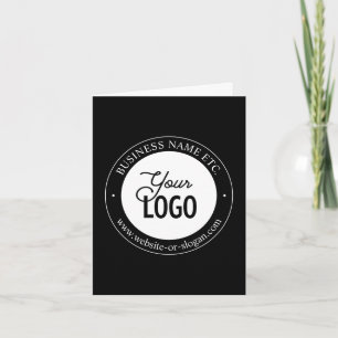 Carte De Remerciements Remplacement de logo facile et texte personnalisab
