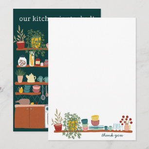 Carte De Remerciements REMPLEZ LA CUISINE Cadeau de mariage personnalisé
