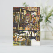 Carte De Remerciements Rend la créativité plus éclatante (Debout devant)