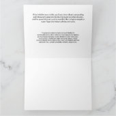 Carte De Remerciements Rendre l'invisible visible (Intérieur)