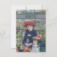 Renoir Deux Soeurs Terrasse Français Impressionnis
