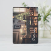 Carte De Remerciements repas de noël (Debout devant)