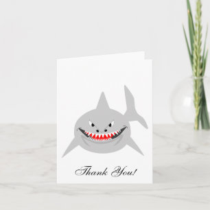 Carte de remerciements requin