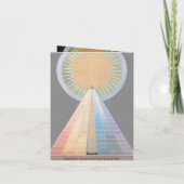 Carte De Remerciements Retable, Groupe X, No.1 par Hilma af Klint (Dos)