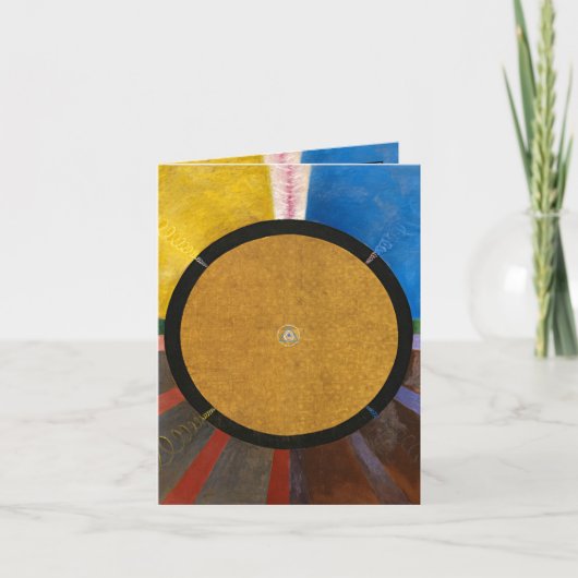 Carte De Remerciements Retable, Groupe X, No 3 par Hilma af Klint (Devant)