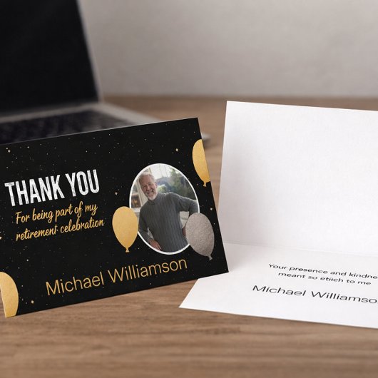 Carte De Remerciements Retiree Appreciation Folded