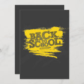 Carte De Remerciements Retour à l'école (Devant / Derrière)