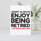 Carte De Remerciements Retraite (Debout devant)