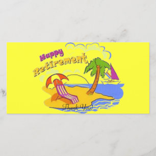 Carte De Remerciements Retraite heureuse