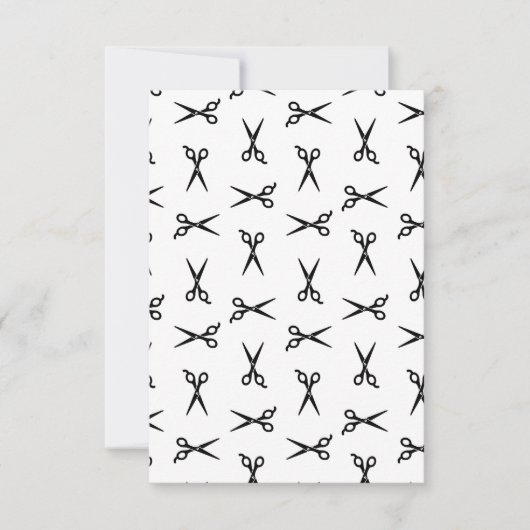 Carte De Remerciements Rétro art de coiffeur de raseur-coiffeur de (Devant)