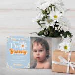 Carte De Remerciements Retro Deux garçons Super 2e photo d'anniversaire<br><div class="desc">Dites merci avec style avec ces cartes de remerciement de 2ème anniversaire branchées. Le libellé modèle est facile à personnaliser et votre famille et vos amis seront ravis quand ils recevront ces fabuleux remerciements.</div>