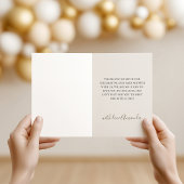 Carte De Remerciements Retro Neutral Bow Cafe Bebe Coffee Baby Shower