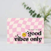 Carte De Remerciements Retro Super 70's Small Business Order modifiable (Debout devant)