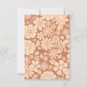 Carte De Remerciements Retro Super 70's Theme Business (Dos)