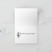 Carte De Remerciements Réunion des oiseaux (Intérieur)