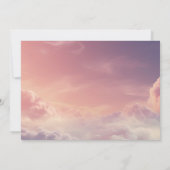 Carte De Remerciements Rêve aquarelle Coucher de soleil Nuage 9 (Dos)