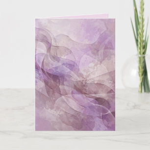 Carte De Remerciements Rêve de lavande Tourbillon Lilas Mauve Lavande