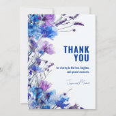 Carte De Remerciements 💍 Rêves adorables de Cornflower (Devant)