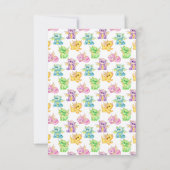 Carte De Remerciements Rêves dragons - Baby shower (Dos)