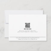 Carte De Remerciements Review Thank Packaging Insert Floral Monogram Info (Dos)