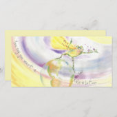 CARTE DE REMERCIEMENTS RÉVOLUTION D'ANNÉE BISSEXTILE (Devant / Derrière)