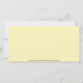 CARTE DE REMERCIEMENTS RÉVOLUTION D'ANNÉE BISSEXTILE (Dos)