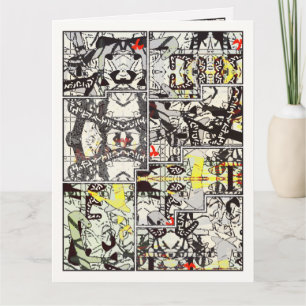 Carte De Remerciements Rire pour la bande dessinée Abstraite Gravity