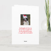 Carte De Remerciements Rire tout le long... (Dos)