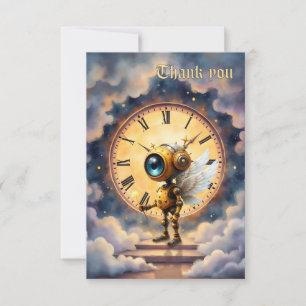 Carte De Remerciements Robby le Gardien du Temps ailé – Série Les Ailes d